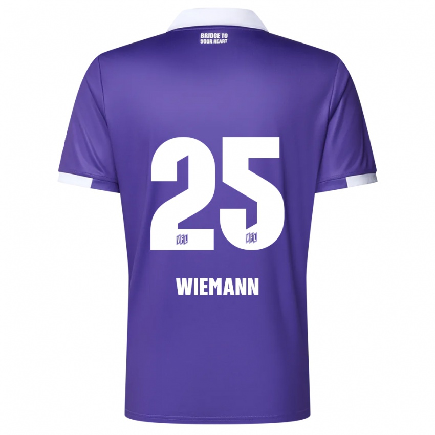 ילדים ניקלאס וימן #25 סגול לבן ג'רזי ביתית 2025/26 חולצה קצרה