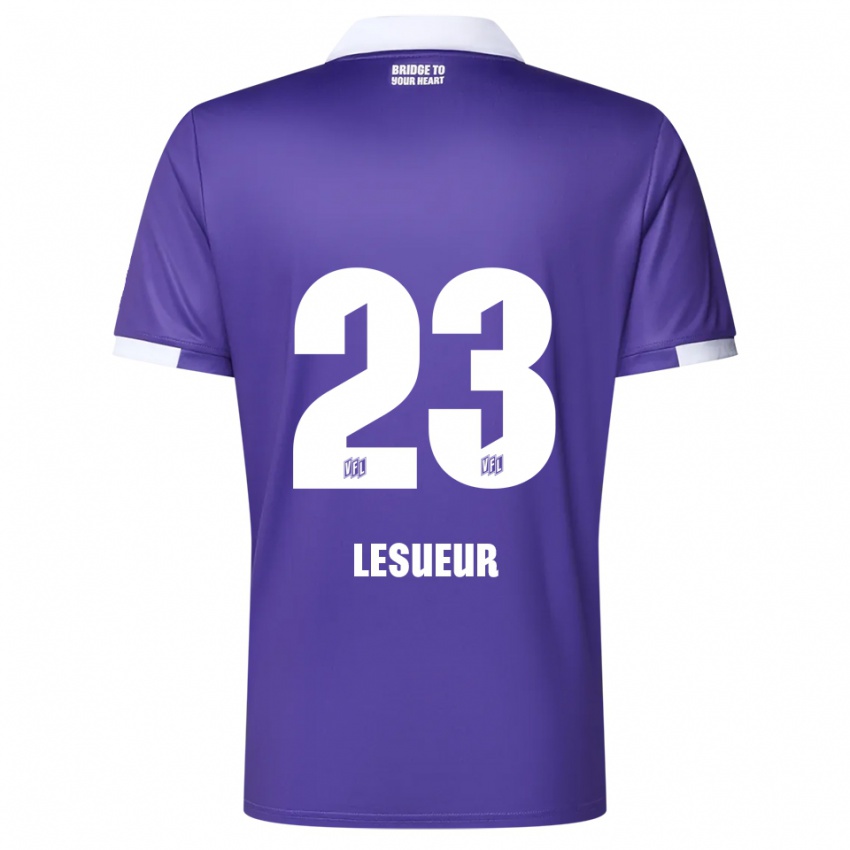 ילדים טוני לסואר #23 סגול לבן ג'רזי ביתית 2025/26 חולצה קצרה