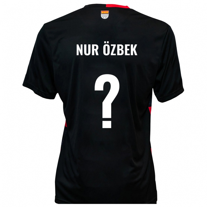 ילדים Irem Nur Özbek #0 שחור אדום ג'רזי ביתית 2025/26 חולצה קצרה