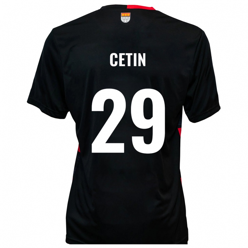 ילדים ארקן צטין #29 שחור אדום ג'רזי ביתית 2025/26 חולצה קצרה