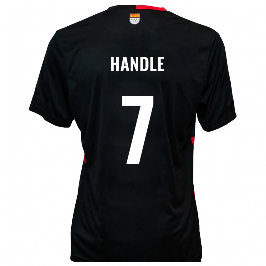 ילדים Simon Handle #7 שחור אדום ג'רזי ביתית 2025/26 חולצה קצרה