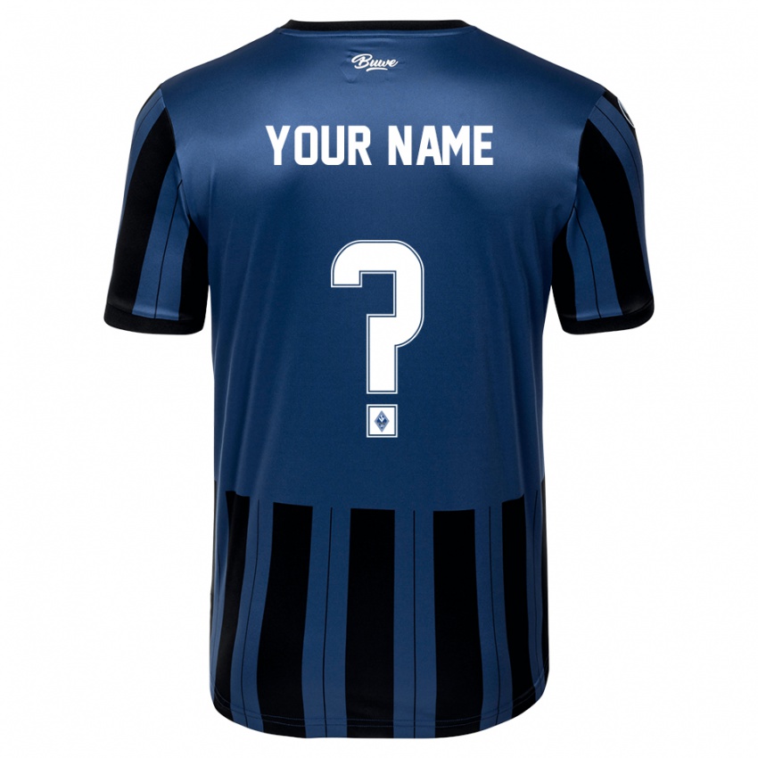 ילדים השם שלך #0 כחול אפור שחור ג'רזי ביתית 2025/26 חולצה קצרה