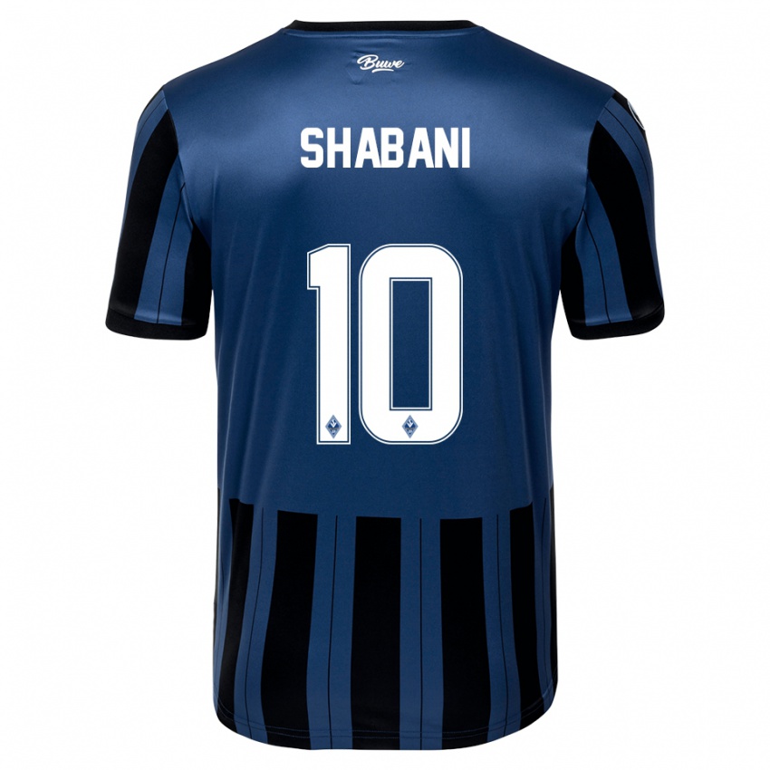 ילדים David Shabani #10 כחול אפור שחור ג'רזי ביתית 2025/26 חולצה קצרה