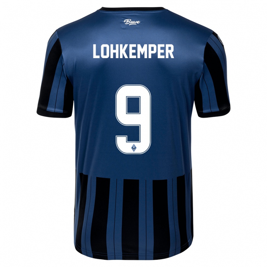 ילדים Felix Lohkemper #9 כחול אפור שחור ג'רזי ביתית 2025/26 חולצה קצרה