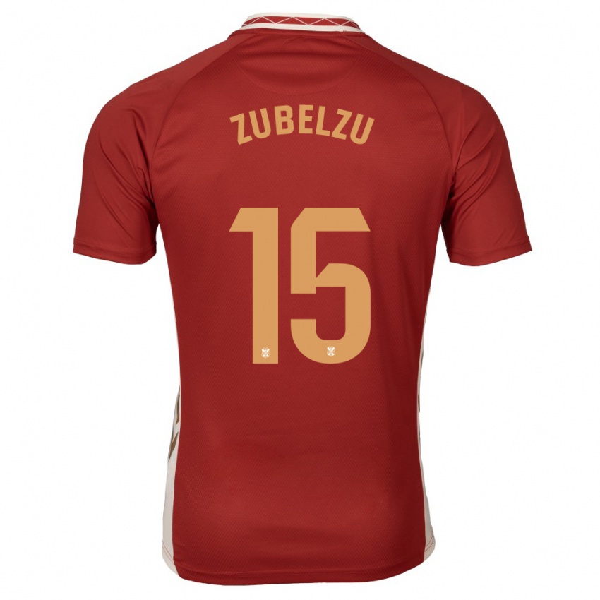 ילדים ז'ולן זובלזו #15 בורדו זהב הרחק ג'רזי 2025/26 חולצה קצרה