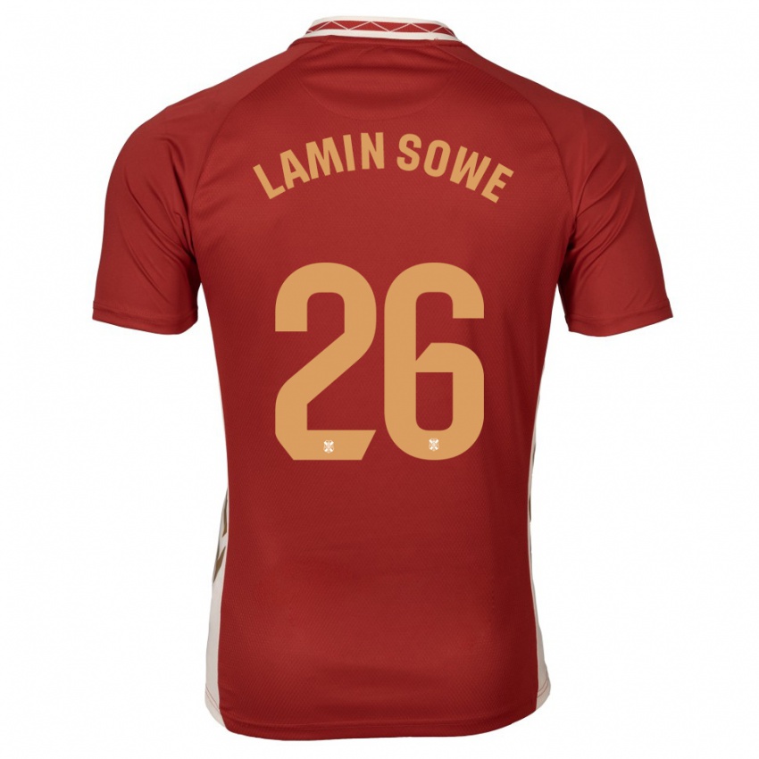 ילדים בה למין סווה #26 בורדו זהב הרחק ג'רזי 2025/26 חולצה קצרה