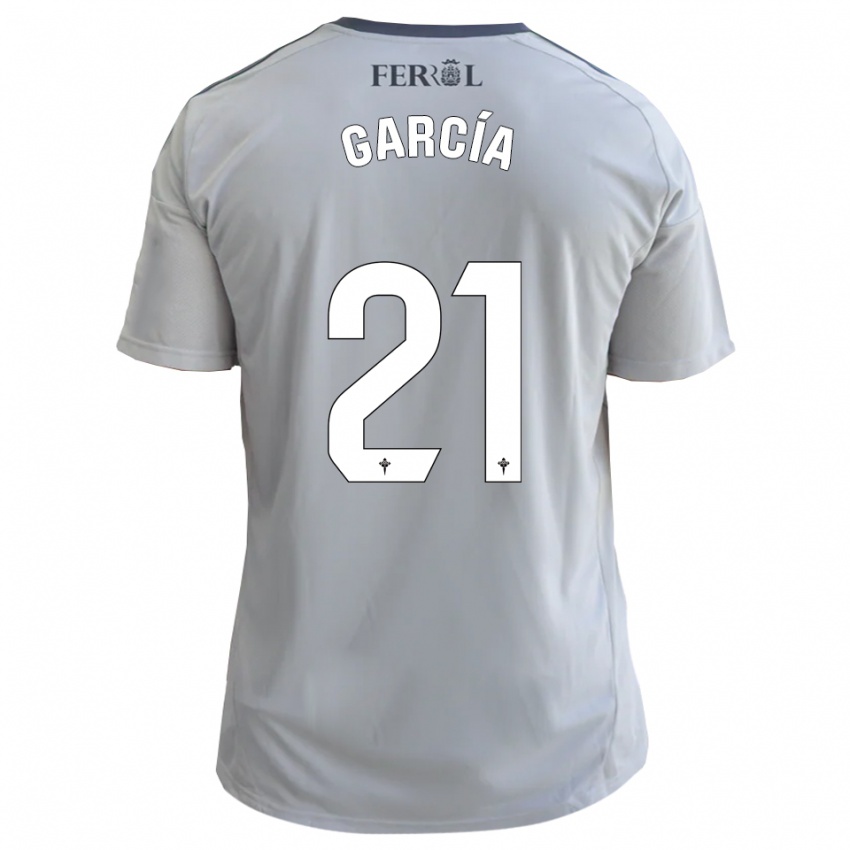 ילדים אזאל גרסיה #21 אפור כסף הרחק ג'רזי 2025/26 חולצה קצרה