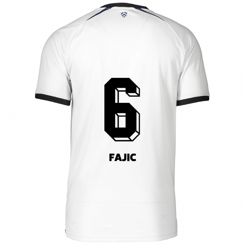 ילדים סואט פאיק #6 לבן שחור הרחק ג'רזי 2025/26 חולצה קצרה