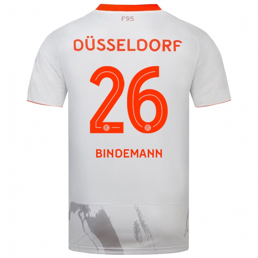 ילדים דניז-פביאן בנדמן #26 לבן כתום הרחק ג'רזי 2025/26 חולצה קצרה