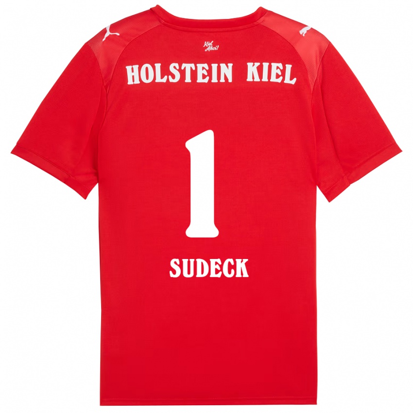 ילדים Thore-Liam Sudeck #1 אדום כחול הרחק ג'רזי 2025/26 חולצה קצרה