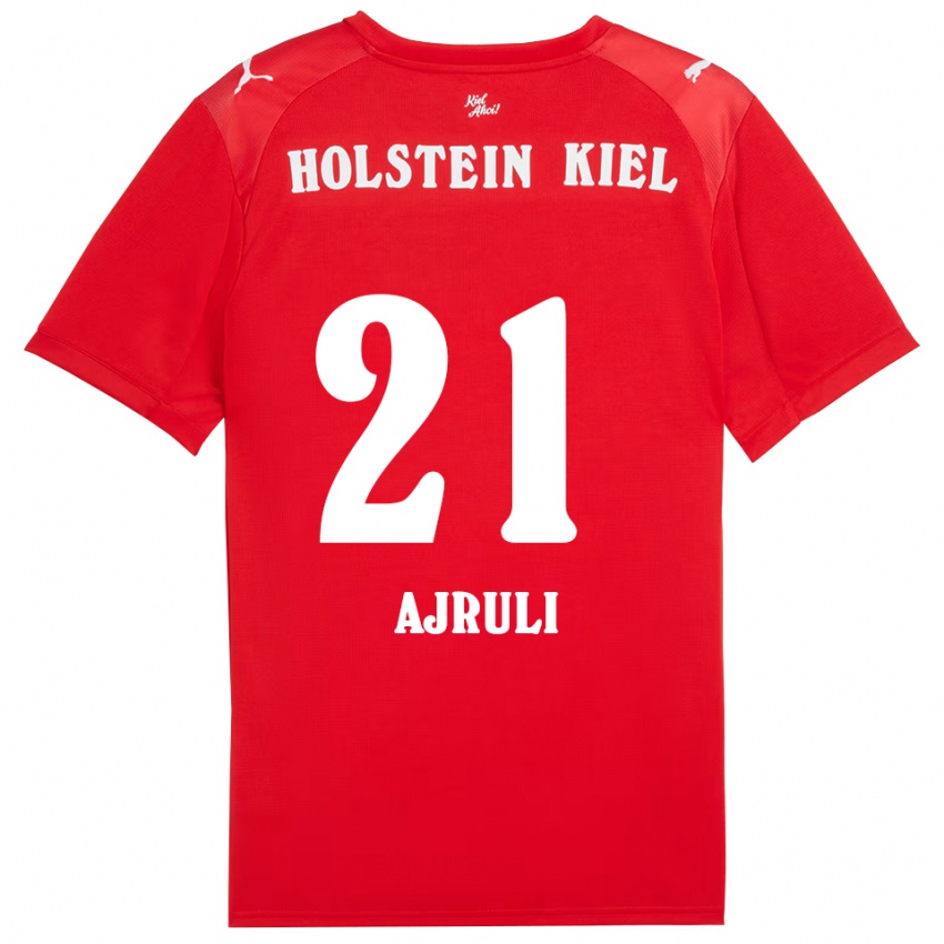 ילדים מוחמד איירולי #21 אדום כחול הרחק ג'רזי 2025/26 חולצה קצרה