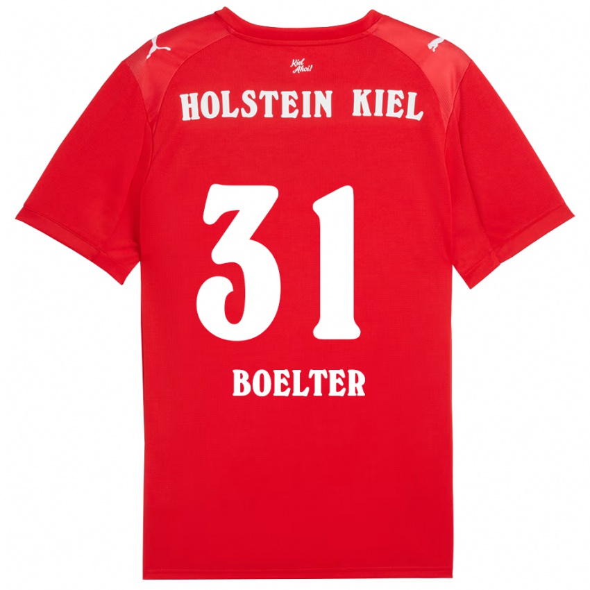 ילדים פליקס בולטר #31 אדום כחול הרחק ג'רזי 2025/26 חולצה קצרה