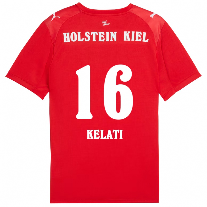 ילדים אנדו קלאטי #16 אדום כחול הרחק ג'רזי 2025/26 חולצה קצרה