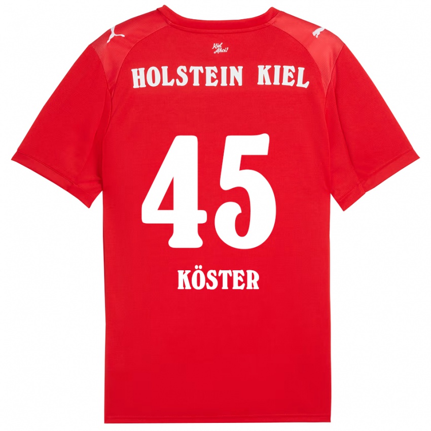 ילדים לואי קוסטר #45 אדום כחול הרחק ג'רזי 2025/26 חולצה קצרה