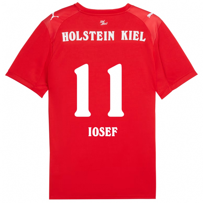 ילדים Mark Iosef #11 אדום כחול הרחק ג'רזי 2025/26 חולצה קצרה