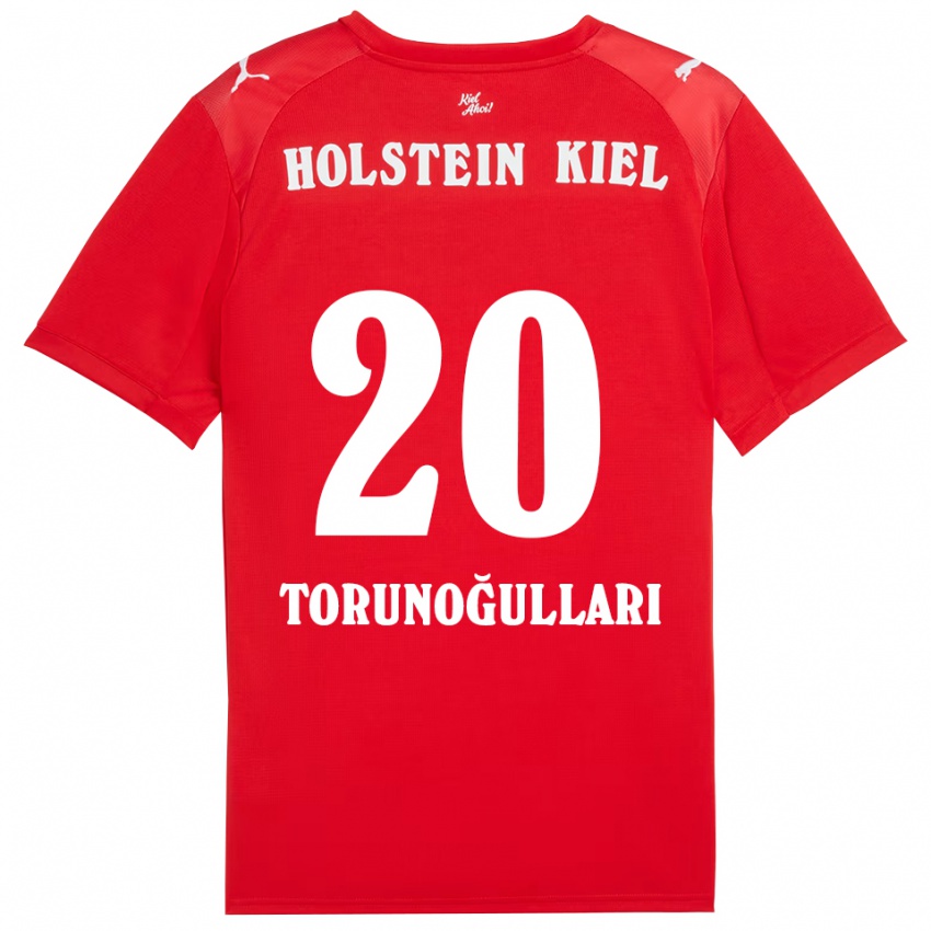 ילדים Emin Torunoğulları #20 אדום כחול הרחק ג'רזי 2025/26 חולצה קצרה