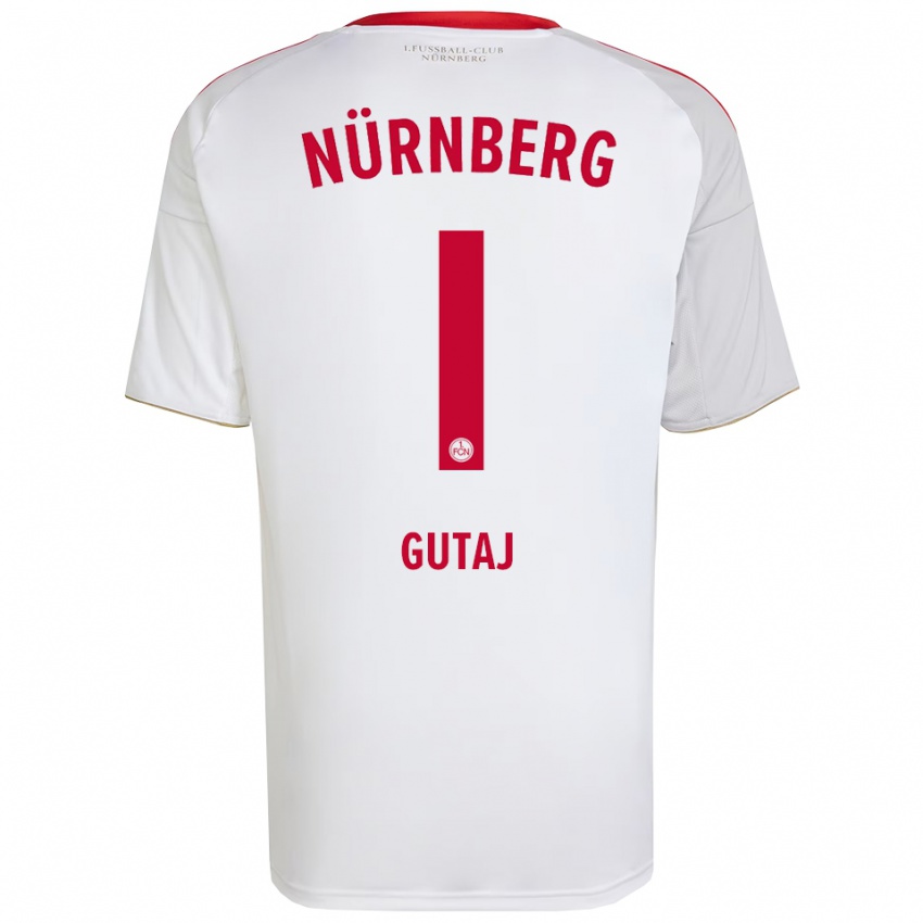 ילדים לינדזי-זאק גוטאי #1 לבן אדום הרחק ג'רזי 2025/26 חולצה קצרה