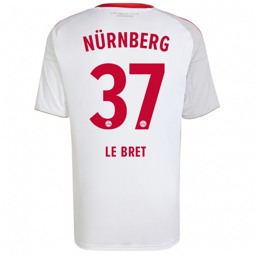 ילדים נואה לה ברט #37 לבן אדום הרחק ג'רזי 2025/26 חולצה קצרה