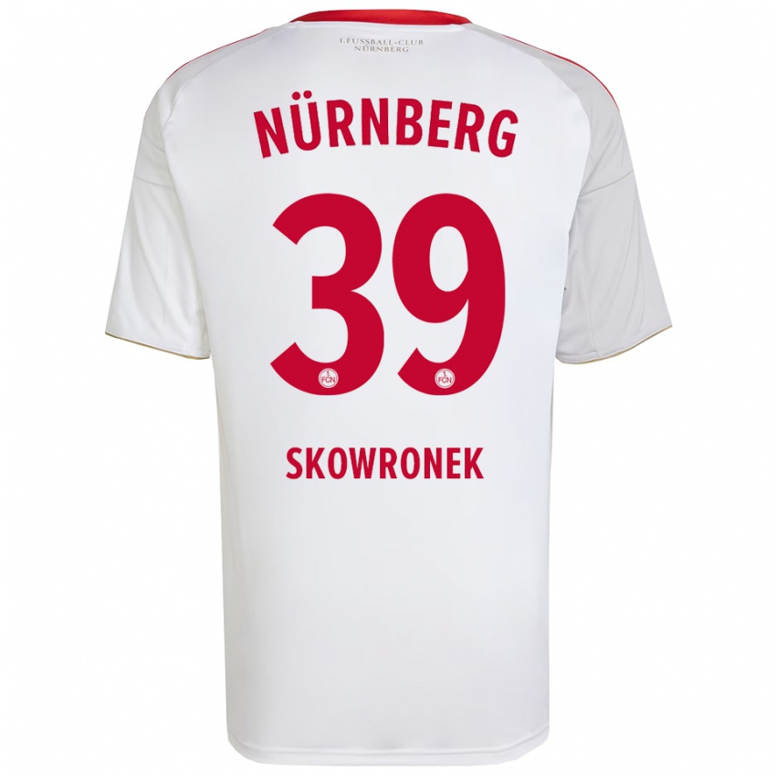 ילדים ג׳ואל סקורונק #39 לבן אדום הרחק ג'רזי 2025/26 חולצה קצרה