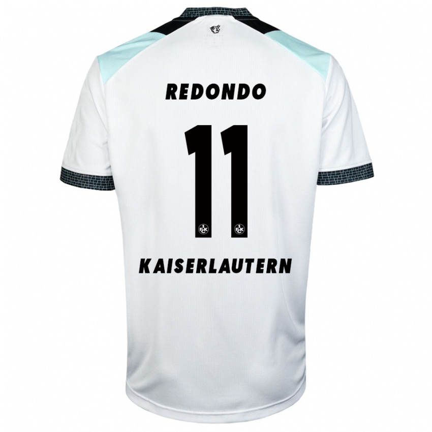 ילדים קני פרינס רדונדו #11 לבן שחור הרחק ג'רזי 2025/26 חולצה קצרה