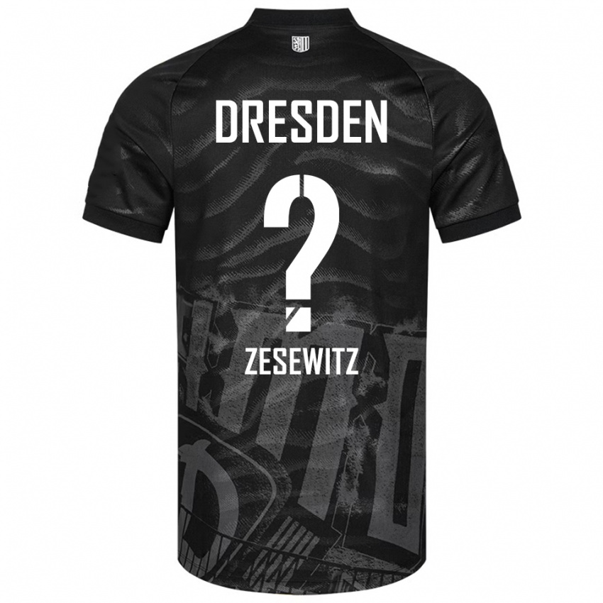 ילדים Nicole Zesewitz #0 שחור אפור הרחק ג'רזי 2025/26 חולצה קצרה