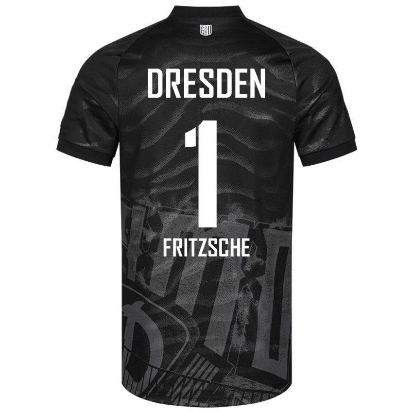 ילדים מקסימוס ג׳ואל פריטשה #1 שחור אפור הרחק ג'רזי 2025/26 חולצה קצרה