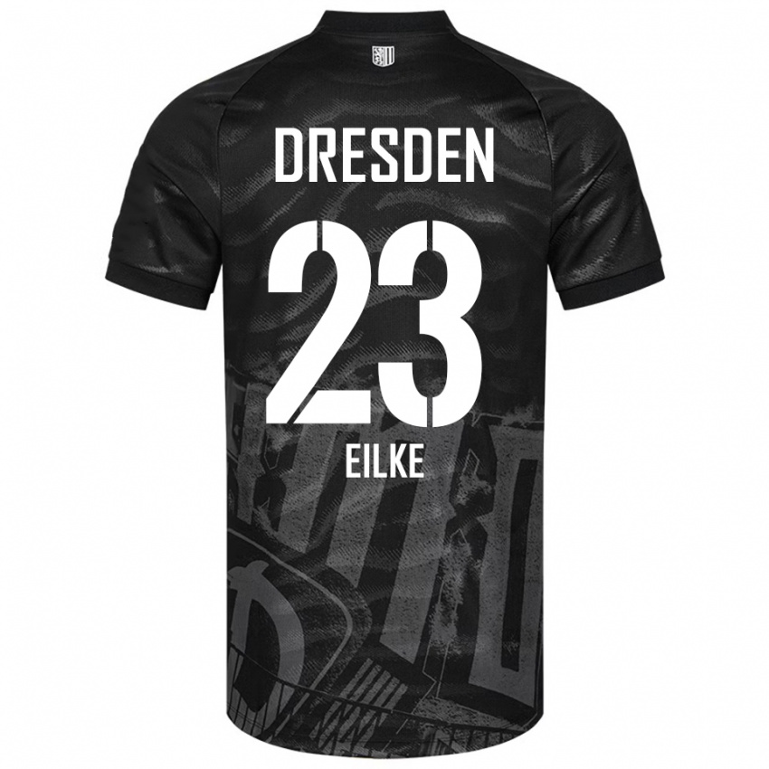 ילדים לנוקס אילקה #23 שחור אפור הרחק ג'רזי 2025/26 חולצה קצרה