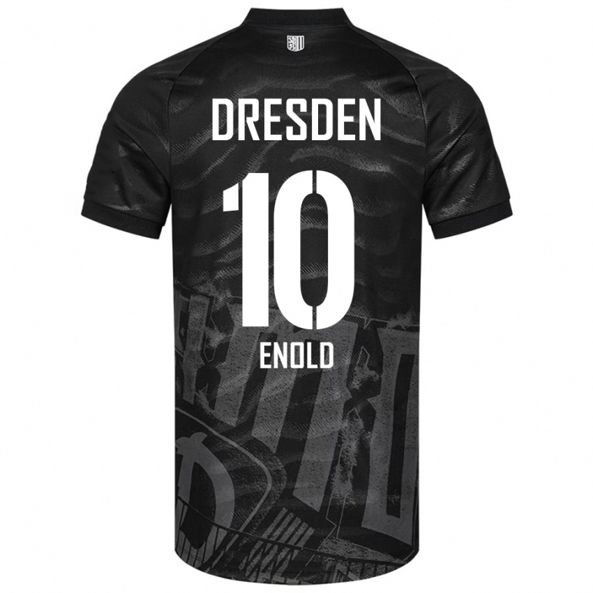 ילדים קוונטין-אורלנדו אנולד #10 שחור אפור הרחק ג'רזי 2025/26 חולצה קצרה