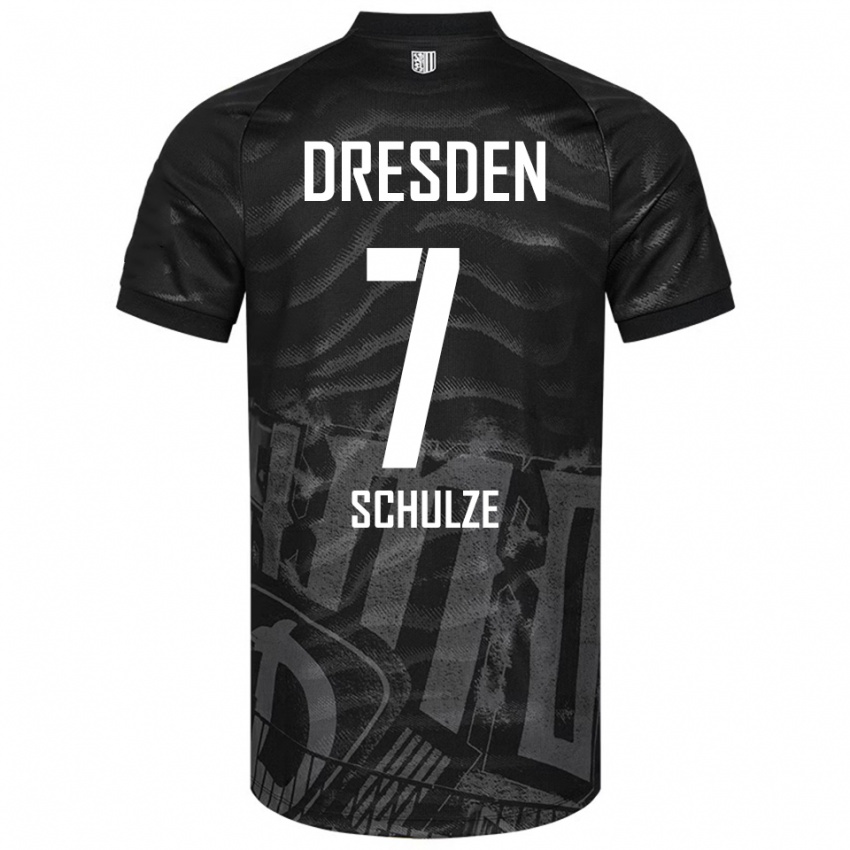 ילדים לנוקס שולצה #7 שחור אפור הרחק ג'רזי 2025/26 חולצה קצרה