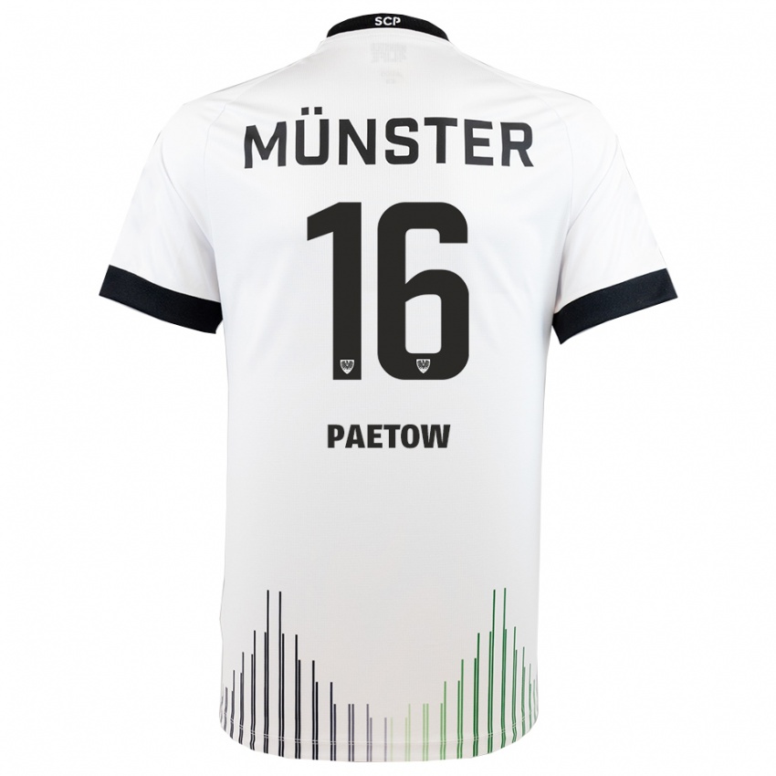 ילדים טורגה פטוב #16 לבן שחור הרחק ג'רזי 2025/26 חולצה קצרה