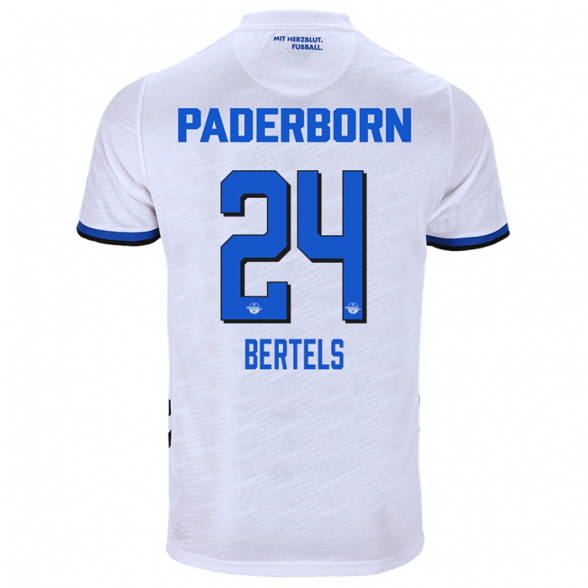ילדים פליקס ברטלס #24 לבן כחול הרחק ג'רזי 2025/26 חולצה קצרה