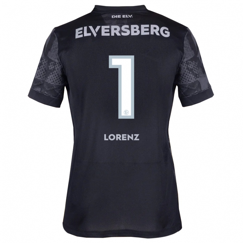 ילדים Paul Lorenz #1 שחור אפור הרחק ג'רזי 2025/26 חולצה קצרה