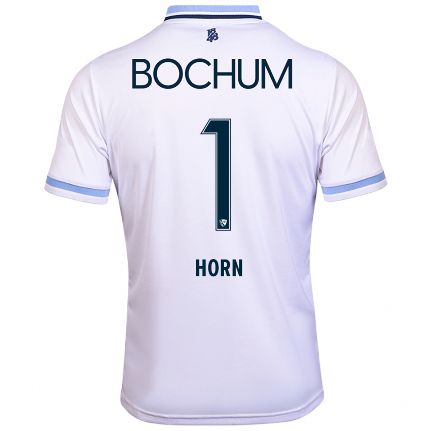 ילדים טימו הורן #1 לבן תכלת הרחק ג'רזי 2025/26 חולצה קצרה