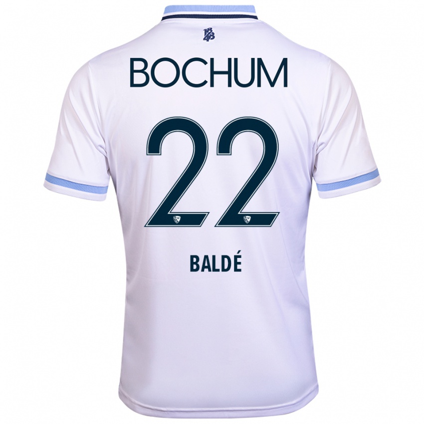 ילדים אליו באלדה #22 לבן תכלת הרחק ג'רזי 2025/26 חולצה קצרה