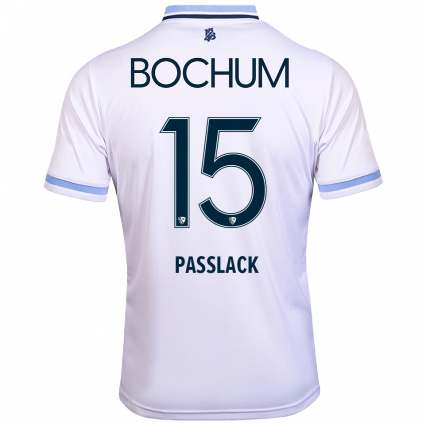 ילדים פליקס פסלאק #15 לבן תכלת הרחק ג'רזי 2025/26 חולצה קצרה