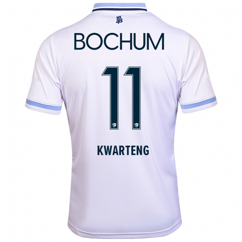 ילדים מוריץ קוורטנג #11 לבן תכלת הרחק ג'רזי 2025/26 חולצה קצרה