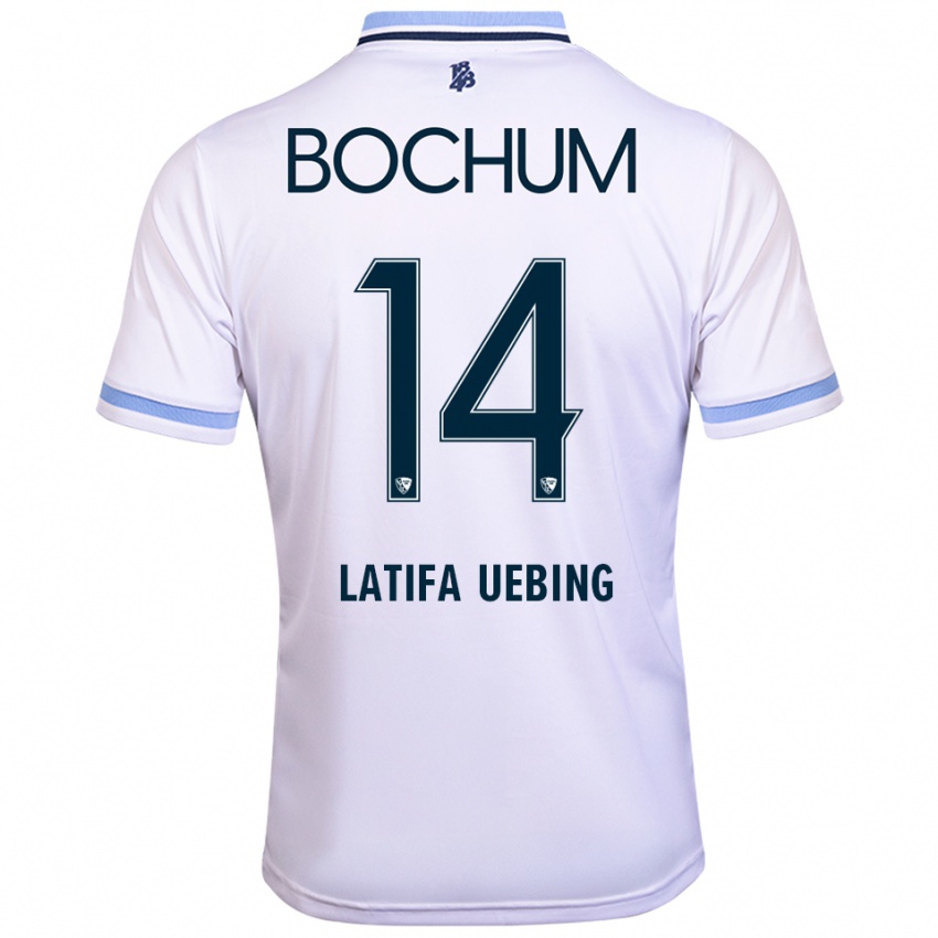 ילדים אנה-לטיפה אובינג #14 לבן תכלת הרחק ג'רזי 2025/26 חולצה קצרה