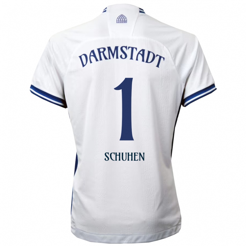 ילדים מרסל שוהן #1 לבן כחול הרחק ג'רזי 2025/26 חולצה קצרה