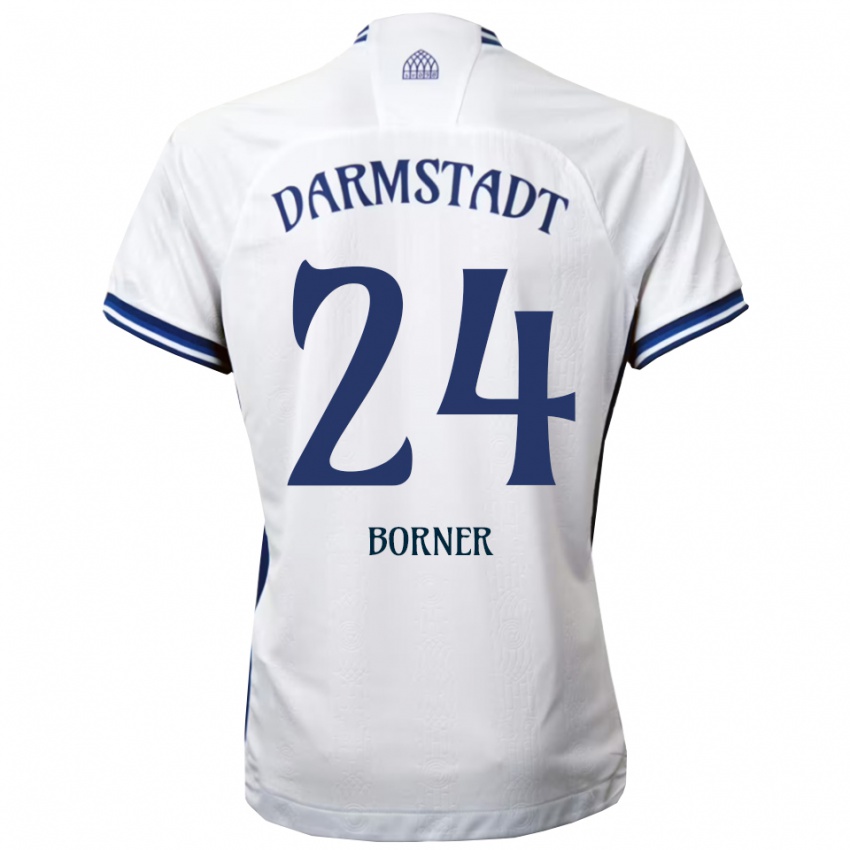 ילדים בנדיקט ברנרר #24 לבן כחול הרחק ג'רזי 2025/26 חולצה קצרה