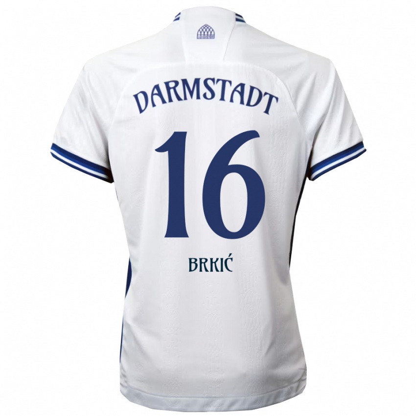 ילדים עמאר ברקיץ׳ #16 לבן כחול הרחק ג'רזי 2025/26 חולצה קצרה