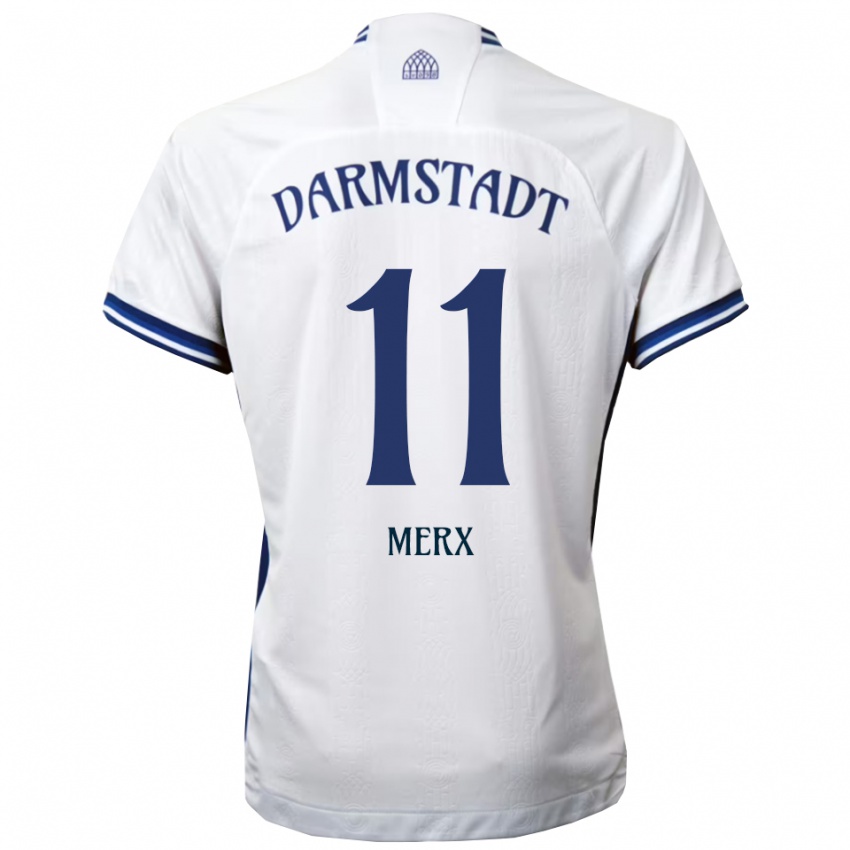 ילדים מנולו מרקס #11 לבן כחול הרחק ג'רזי 2025/26 חולצה קצרה