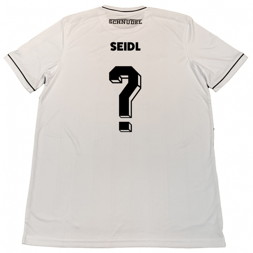 ילדים Christina Seidl #0 לבן שחור הרחק ג'רזי 2025/26 חולצה קצרה