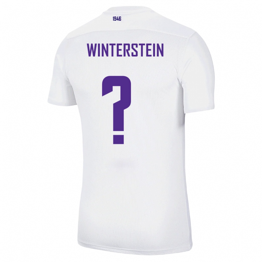 ילדים Sami Winterstein #0 לבן ירוק הרחק ג'רזי 2025/26 חולצה קצרה