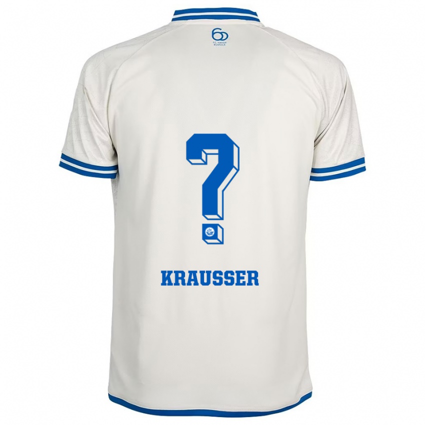 ילדים Lenny Kraußer #0 לבן כחול הרחק ג'רזי 2025/26 חולצה קצרה