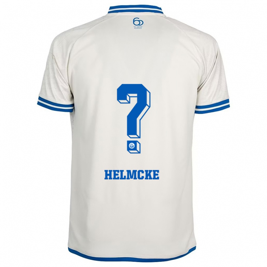 ילדים Felix Helmcke #0 לבן כחול הרחק ג'רזי 2025/26 חולצה קצרה