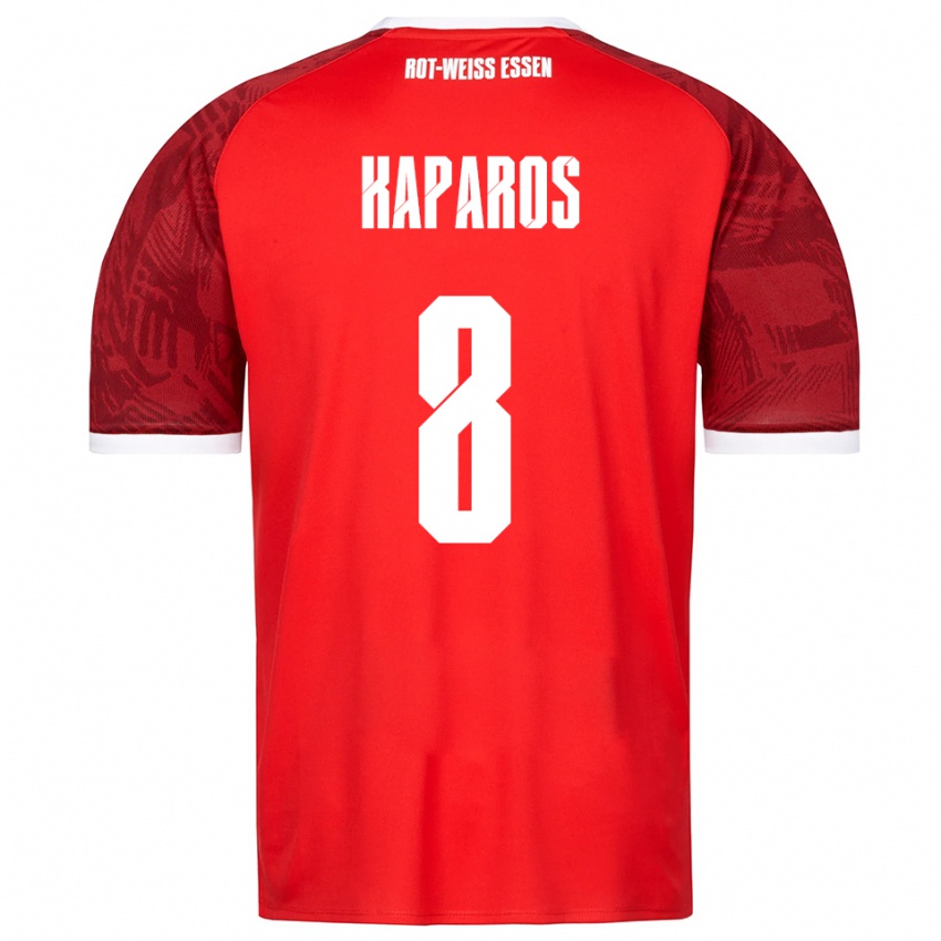 ילדים ג׳ימי קפרוס #8 אדום בורדו לבן הרחק ג'רזי 2025/26 חולצה קצרה