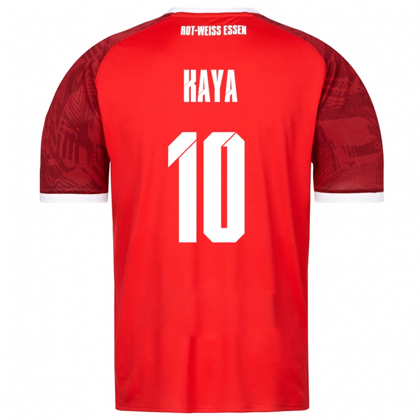 ילדים Kamil Kaya #10 אדום בורדו לבן הרחק ג'רזי 2025/26 חולצה קצרה