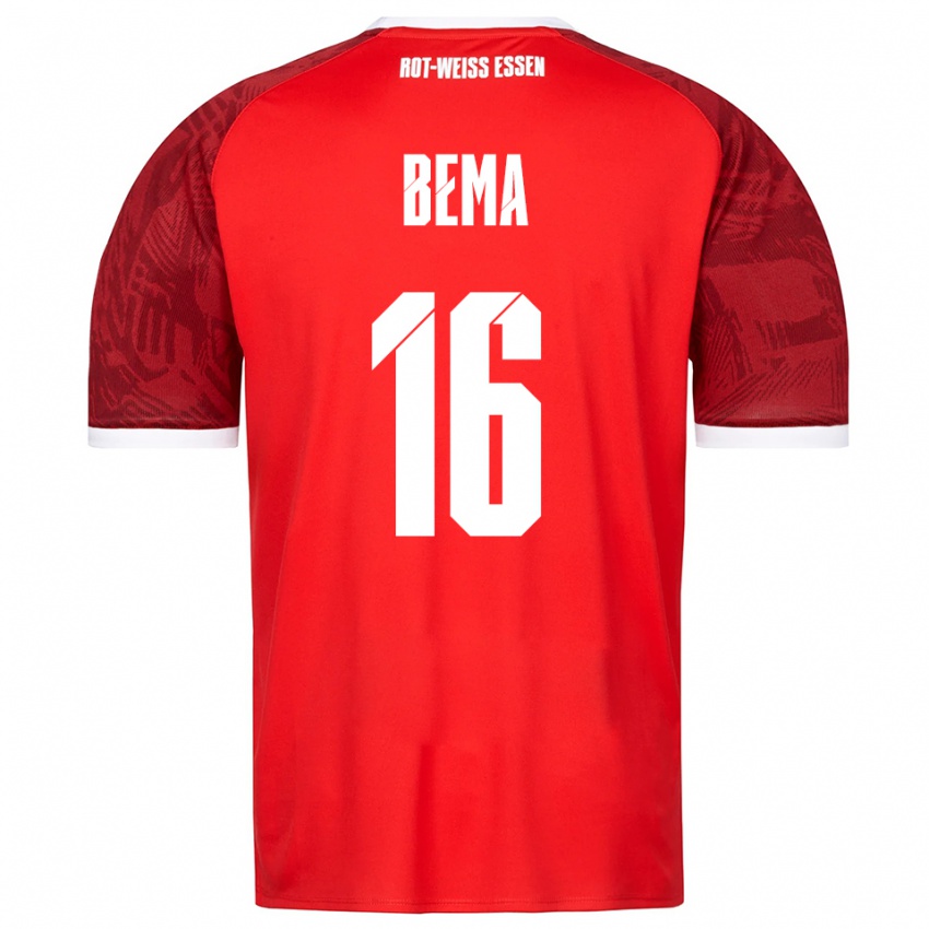 ילדים Joel Bema #16 אדום בורדו לבן הרחק ג'רזי 2025/26 חולצה קצרה
