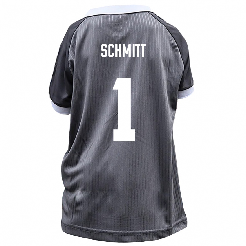 ילדים Max Schmitt #1 אפור לבן הרחק ג'רזי 2025/26 חולצה קצרה