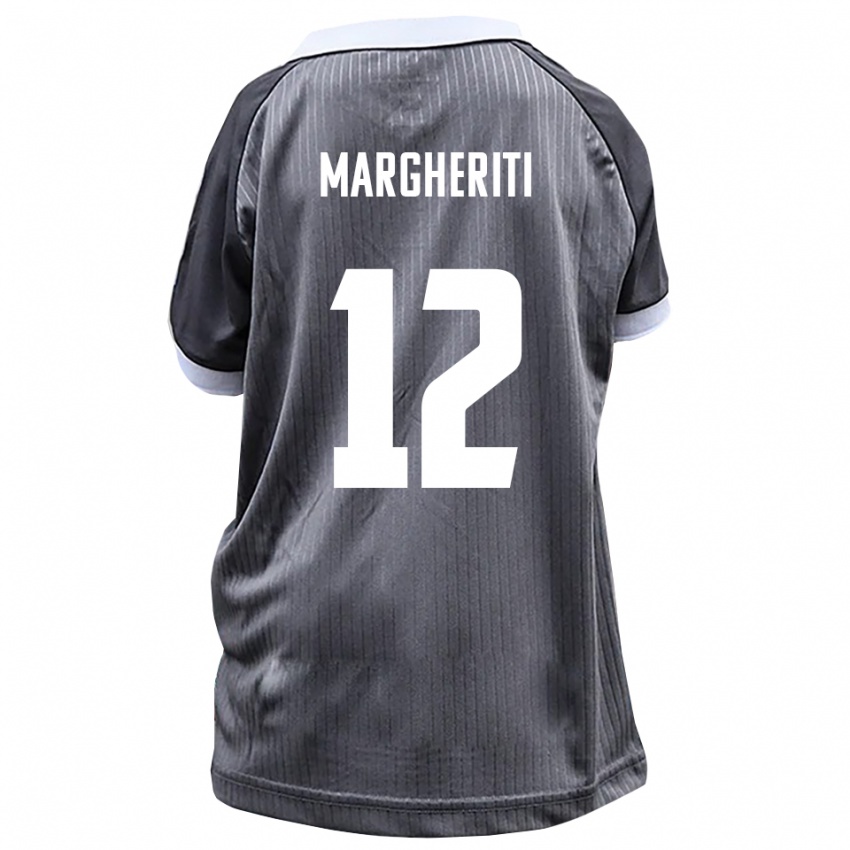ילדים דנילו מרגריטי #12 אפור לבן הרחק ג'רזי 2025/26 חולצה קצרה